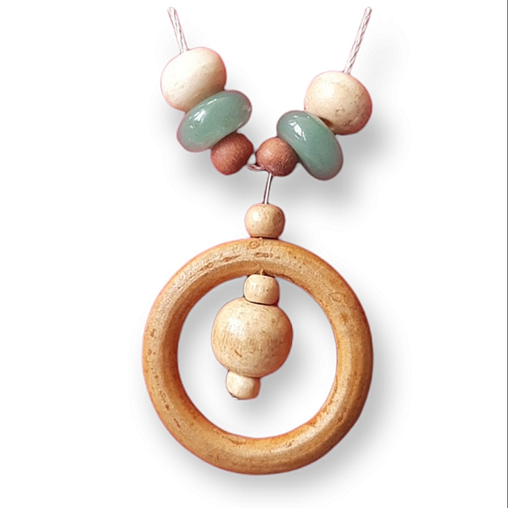 Wooden Beaded Necklace